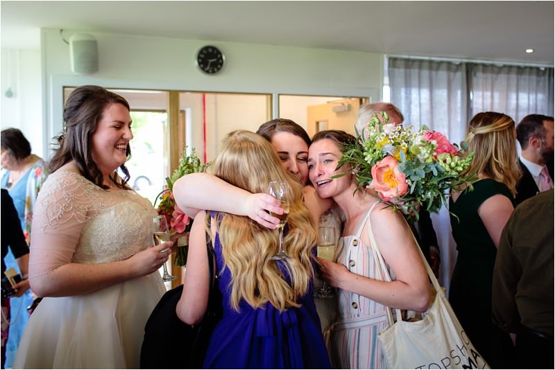 three sisters bake killearn village hall wedding two brides same sex diy