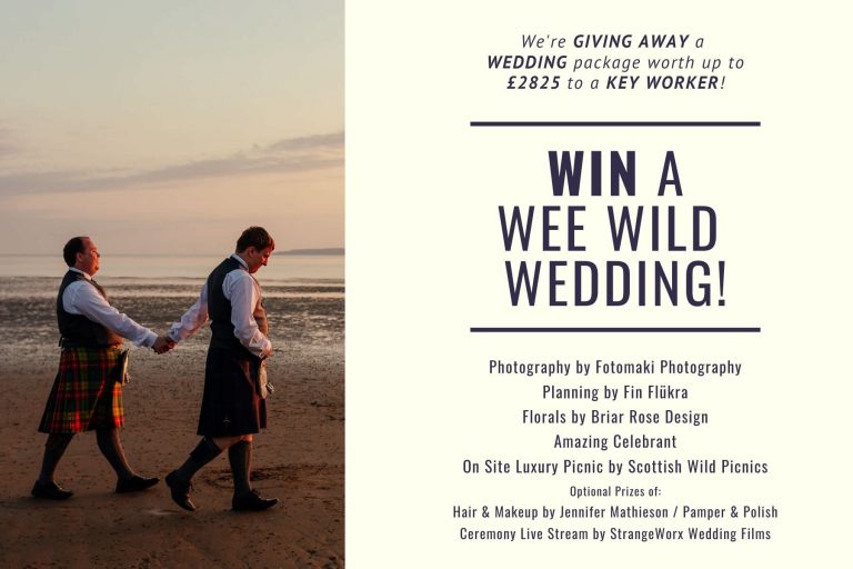 mini wedding scotland package prize draw competition giveaway